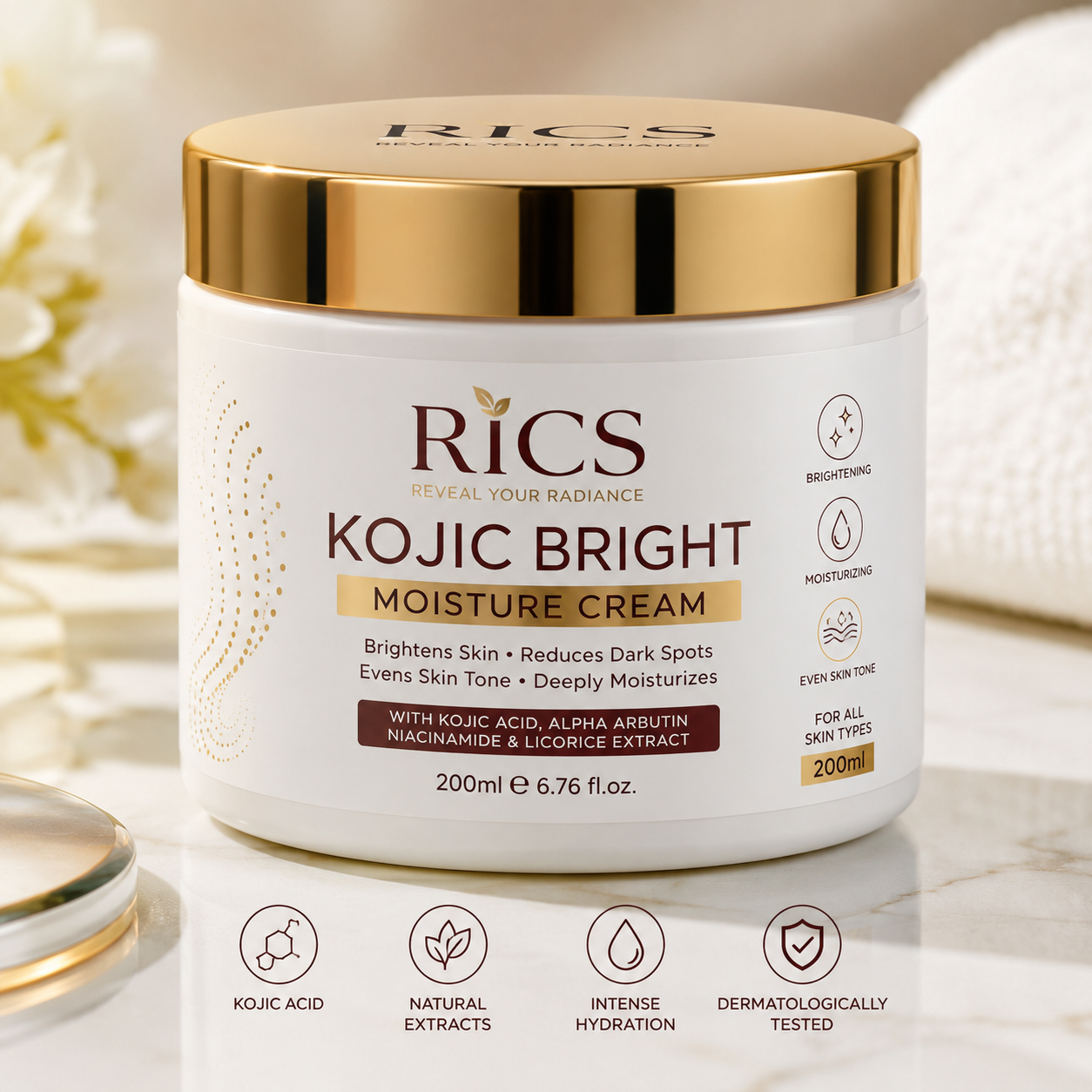 RICS Kojic Bright Moisture Cream